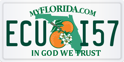 FL license plate ECUI57