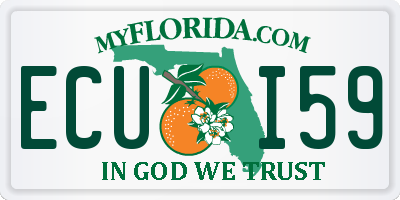 FL license plate ECUI59