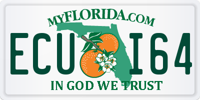 FL license plate ECUI64