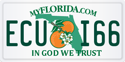 FL license plate ECUI66
