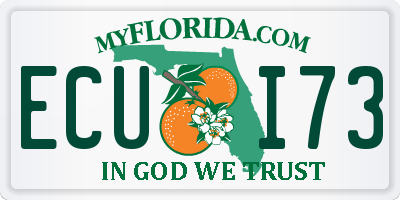 FL license plate ECUI73