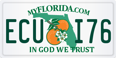 FL license plate ECUI76