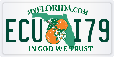 FL license plate ECUI79