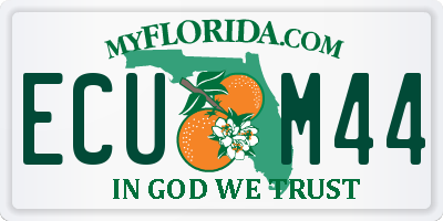 FL license plate ECUM44