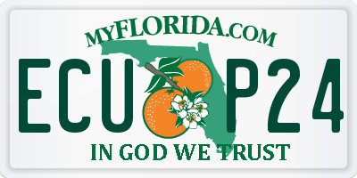 FL license plate ECUP24