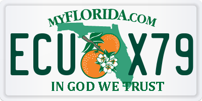 FL license plate ECUX79
