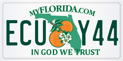 FL license plate ECUY44