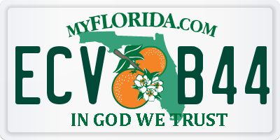 FL license plate ECVB44