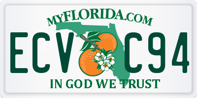 FL license plate ECVC94