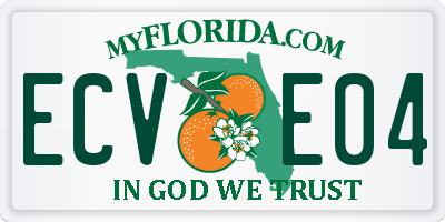 FL license plate ECVE04