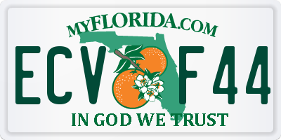 FL license plate ECVF44