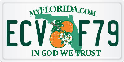 FL license plate ECVF79