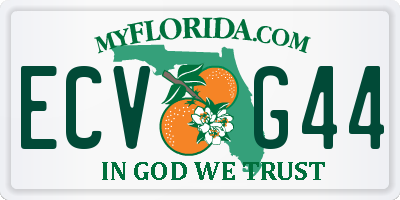 FL license plate ECVG44