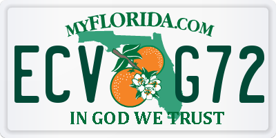 FL license plate ECVG72