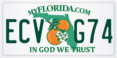 FL license plate ECVG74