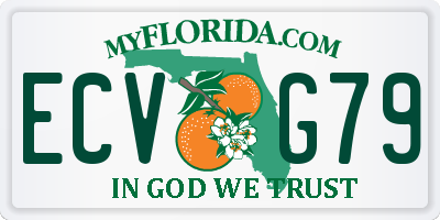 FL license plate ECVG79