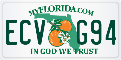 FL license plate ECVG94
