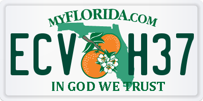 FL license plate ECVH37