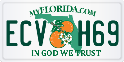 FL license plate ECVH69