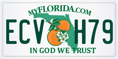 FL license plate ECVH79