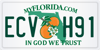 FL license plate ECVH91