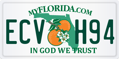 FL license plate ECVH94