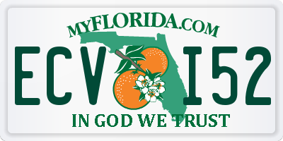FL license plate ECVI52