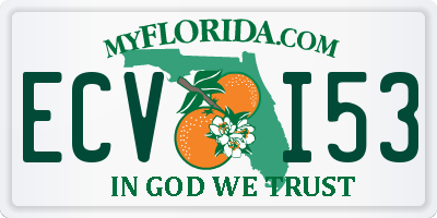 FL license plate ECVI53