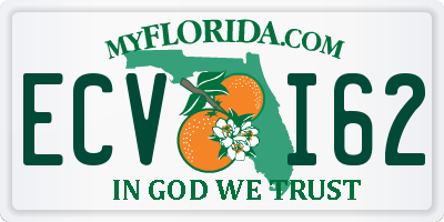 FL license plate ECVI62
