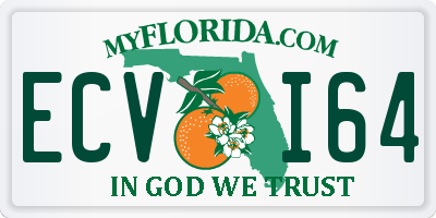 FL license plate ECVI64