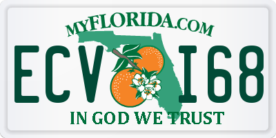 FL license plate ECVI68