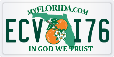 FL license plate ECVI76