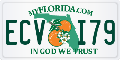 FL license plate ECVI79
