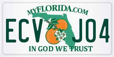 FL license plate ECVJ04
