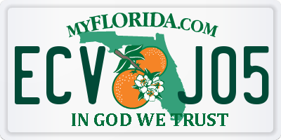 FL license plate ECVJ05