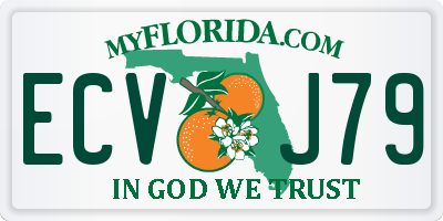 FL license plate ECVJ79