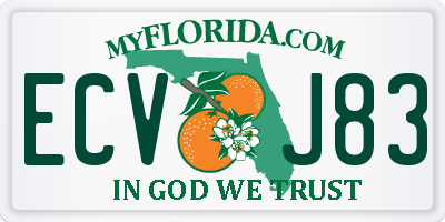 FL license plate ECVJ83