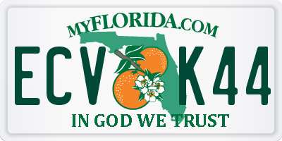 FL license plate ECVK44