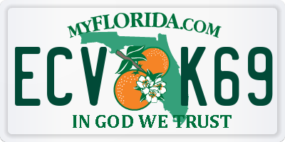 FL license plate ECVK69