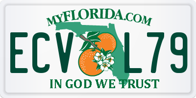 FL license plate ECVL79