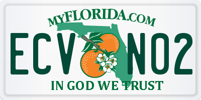 FL license plate ECVN02
