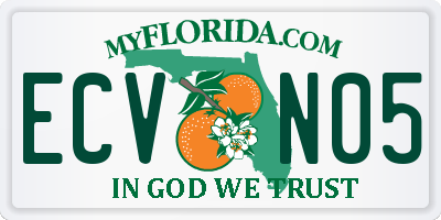FL license plate ECVN05