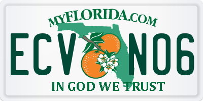 FL license plate ECVN06
