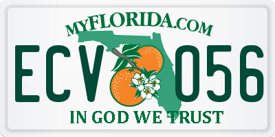 FL license plate ECVO56