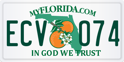 FL license plate ECVO74
