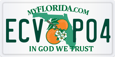 FL license plate ECVP04