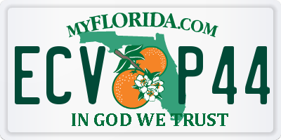 FL license plate ECVP44