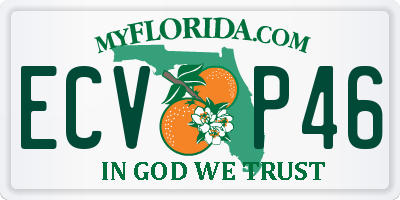 FL license plate ECVP46