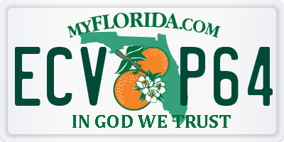 FL license plate ECVP64