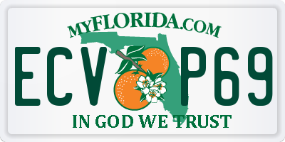 FL license plate ECVP69